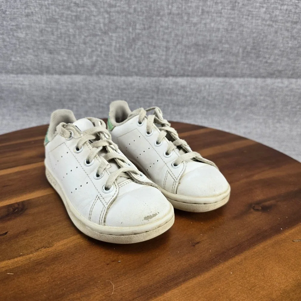 Adidas Stan Smith J White Iridescent‎ Kids Sneakers EH0782 Size 11K